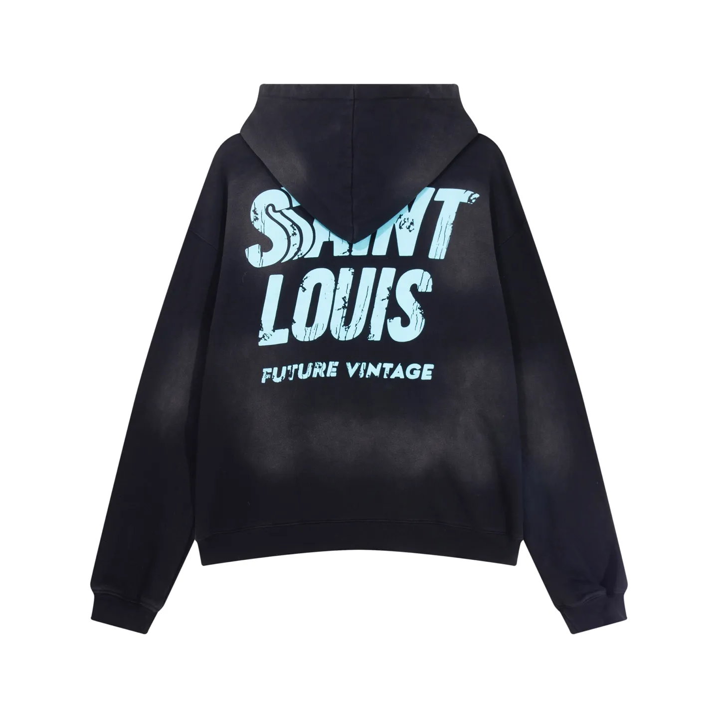 Style No. S111 P320💰 (450g version) SSSAINT LOUIS splash-ink logo long-sleeved zipper hoodie sweatshirt is made of 450g dense cotton fabric, with a loose fit and the same style for men and women. Size S-XL